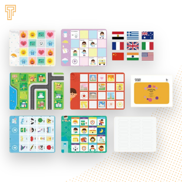Social Studies matten – voor de TaleBot en Coding Set